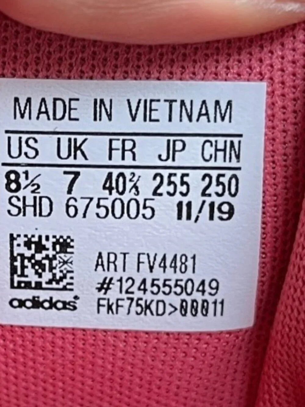 Adidas Originals Falcon‎ Womens Size 8.5 Craft Pink White Running Shoes Sneakers